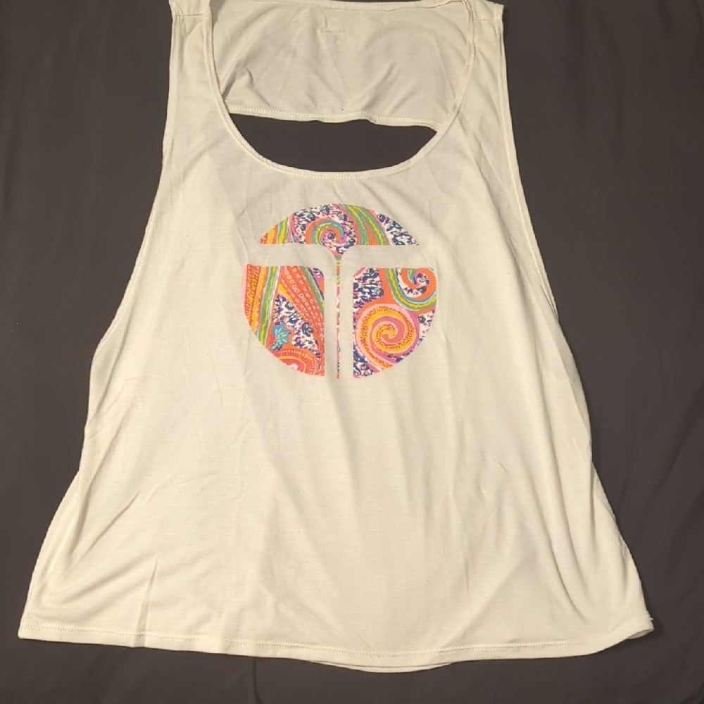 Women's White Sleeveless Top